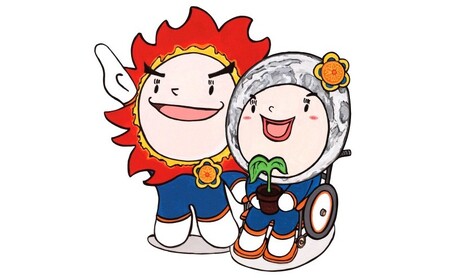 想いを象徴したマスコットキャラクターをデザインします（ペア・背景なし）