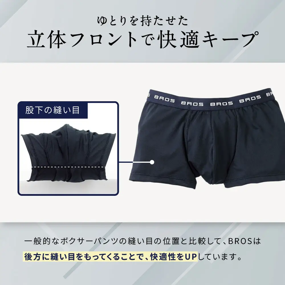 ブロス バイ ワコールメン ボクサーパンツ《Lサイズ/カラー:BL》｜京都 ワコール 人気ブランド ﾊﾟﾝﾂ