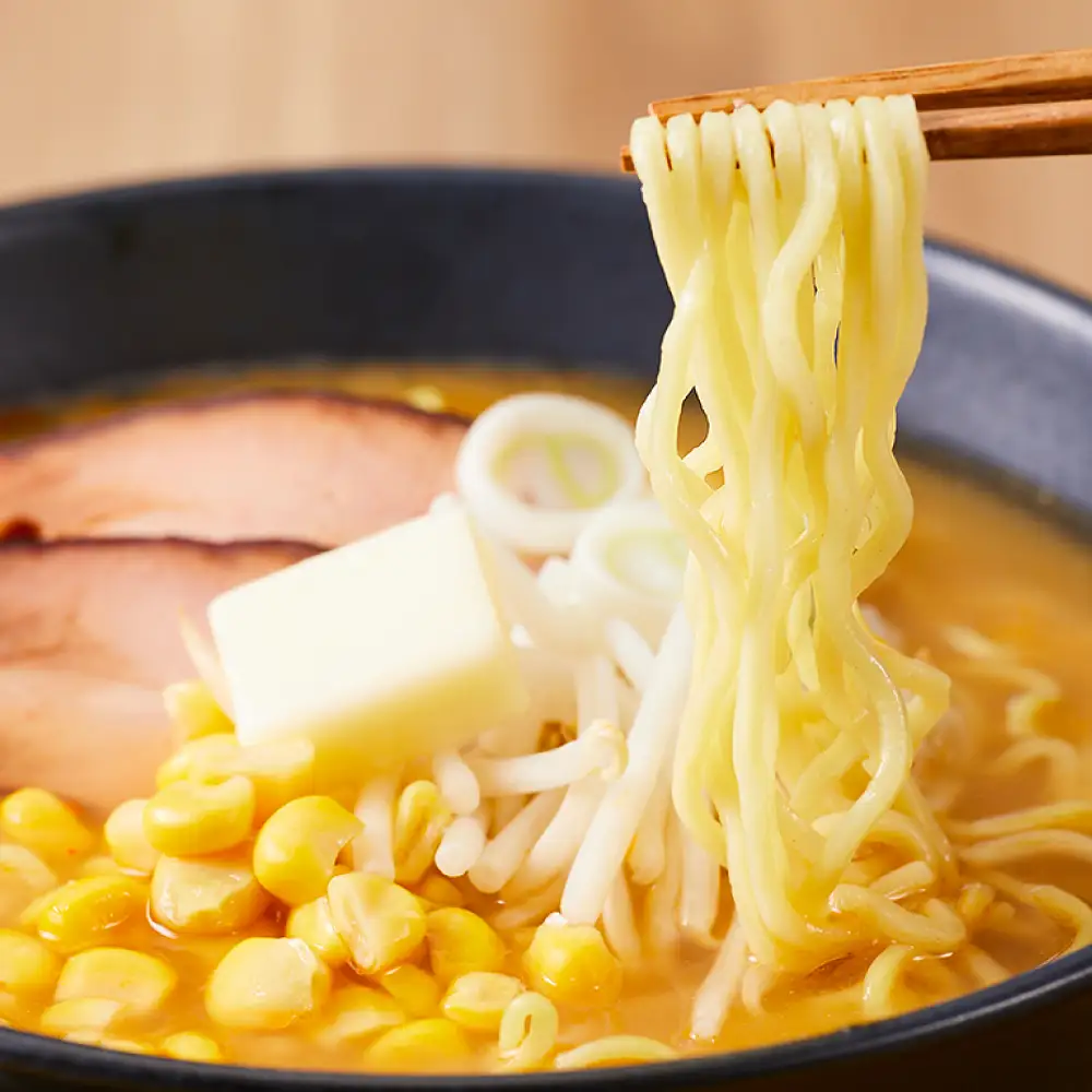 工場直送！！北海道産小麦１００％使用熟成ちぢれ生ラーメン10食入り スープ付き EB8-0440