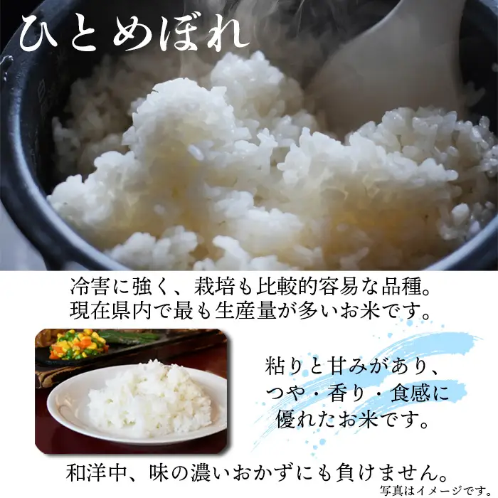 令和8年産 新米 《先行予約 2026年11月より順次発送開始予定》 ひとめぼれ 精米 10kg×3ヶ月定期便 ／ 白米 岩手県産 伊藤一夫