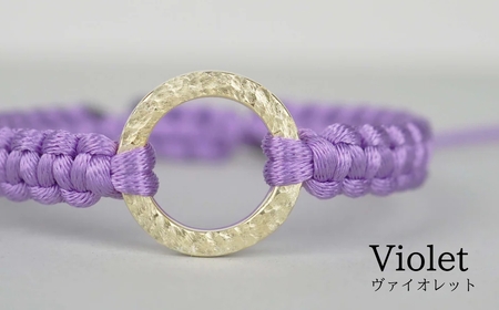 Bracelet -The SUN- Violet ゴールド ブレスレット【バイオレット】