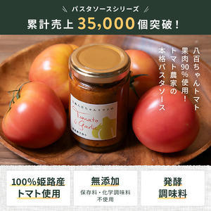 パスタソース 本格トマト味 八百ちゃんトマトパスタソース【120g×2本】【定期便全4回】