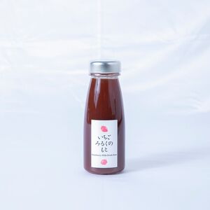 いちごみるくのもと八百ちゃんいちご砂糖不使用いちごみるくのもと【220g×2本】【定期便全3回】