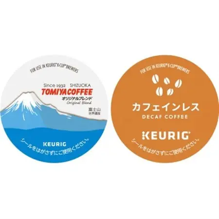 キューリグ トミヤコーヒーオリジナルブレンド・キューリグオリジナルカフェインレス 各12個【1665599】