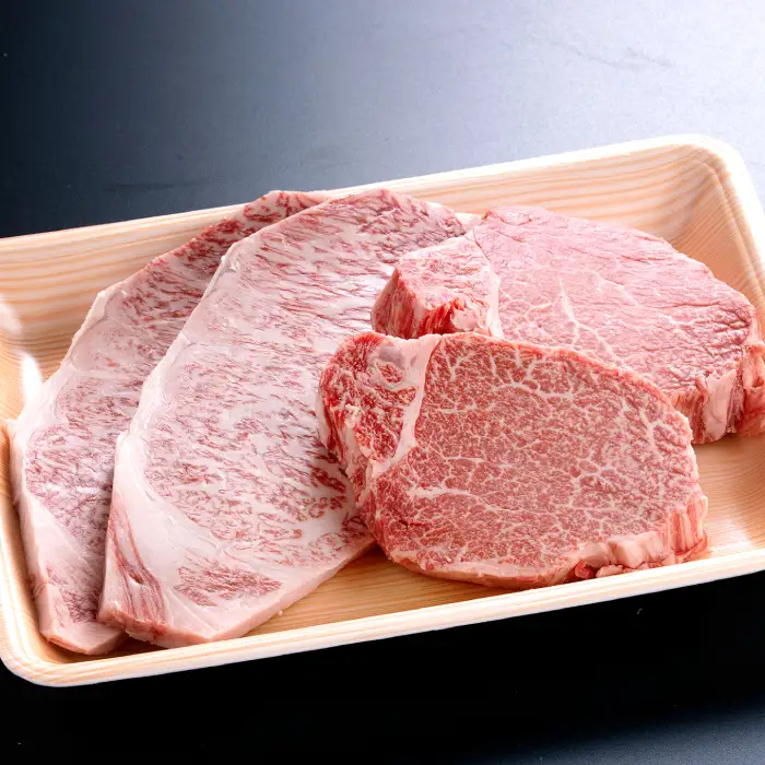 【A5】鳥取和牛ステーキ食べ比べセット【A5等級 サーロイン 200g ヒレ 150g ステーキ 食べ比べ セット 鳥取 和牛 ご自宅用 ギフト 熨斗 プレゼント お取り寄せ グルメ 冷凍】