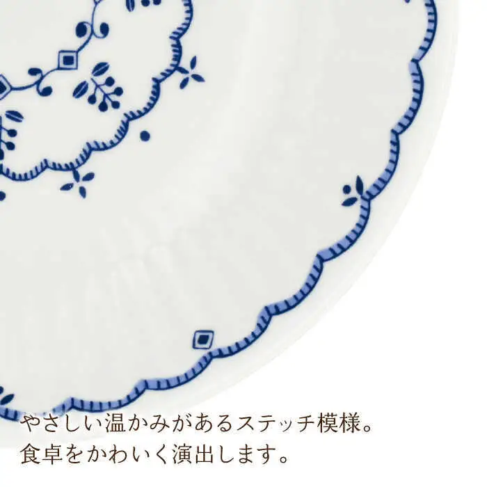 【波佐見焼】ツリーナッツ プレート Lサイズ 5枚 セット 白 食器 お皿【聖栄陶器】[TG08]