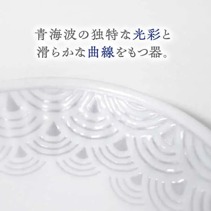 【波佐見焼】青海波グレー プレート ボール Mサイズ 各5個 計10個【聖栄陶器】[TG33]