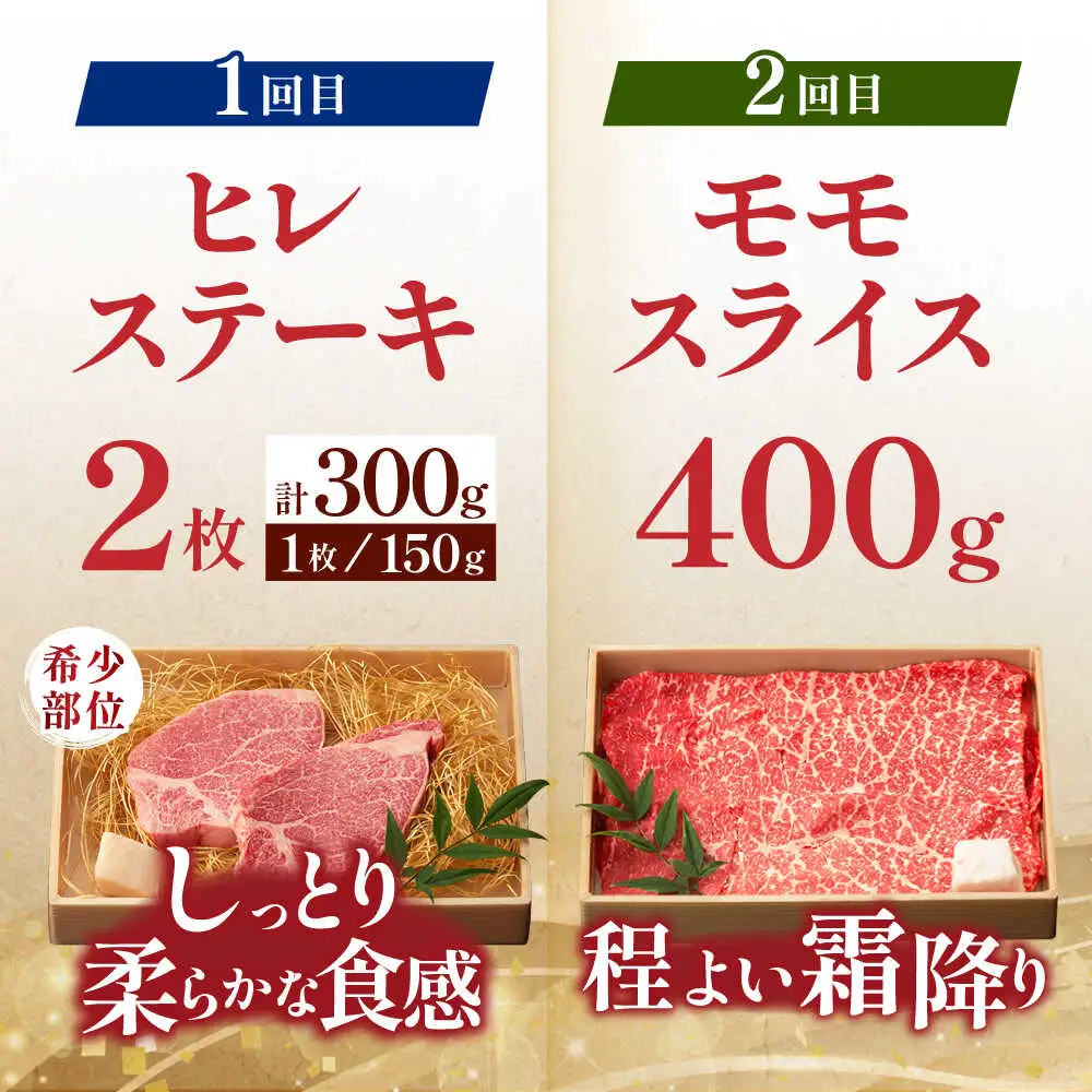 【全6回定期便】60年以上愛される老舗「野中精肉店」よりお届け！目利きの店主厳選 長崎和牛ご褒美定期便【野中精肉店】[VF98]