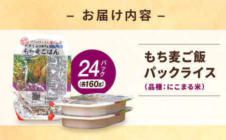 もち麦ごはん 24P BKAD007 パックごはん