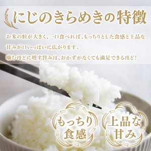 【3ヶ月定期便】【金賞農家が栽培した家庭用米】立神米「にじのきらめき」5kg×3回（白米）｜茨城県 大子町 奥久慈 大子産米 精米 米 コンテスト 受賞 生産者（BT062）