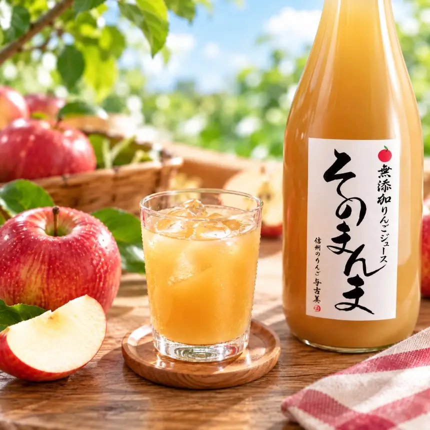 無添加！100%そのまんまりんごジュース　6本入り【015-65】
