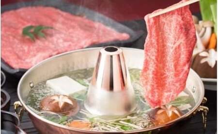 「いしかわ牛」または「福島牛」モモ肉 しゃぶしゃぶ用 400g×1 肉 牛肉 国産 和牛 黒毛和牛 牛もも肉 福島県 FT18-194