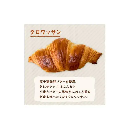 【6ヵ月定期便】オノパンのやみつきクロワッサン 48個（8個×6回） ／ クロワッサン パン 個包装 冷凍 手軽 朝食 焼きたて 茨城県 利根町