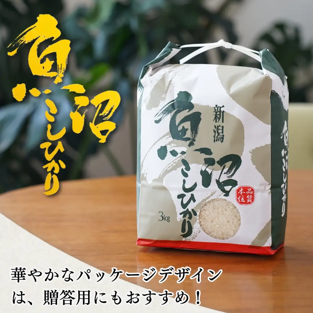 魚沼産コシヒカリ 3kg 宮内農園 | 新潟県 魚沼 令和7年 こしひかり