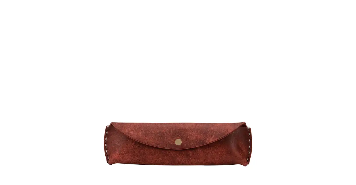 豊岡財布 haaki Leather ペンケース HLC502 ヴィーノ / 筆記具入れ 革 革小物 プエブロレザー 手縫いのステッチ ハンドメイド シンプル デザイン 無地 KOMOREBI 木和田正昭商店