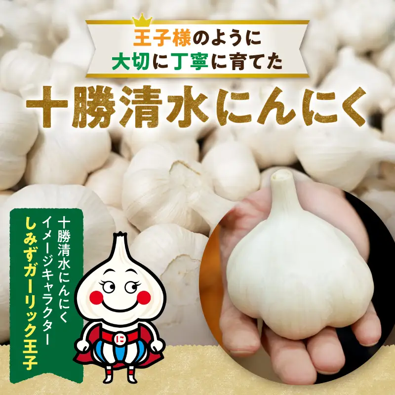 【北海道産】十勝育ちのにんにく Mサイズ(玉) 1kg ニンニク ガーリック_S021-0020