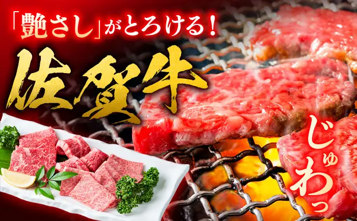 艶さし！ 佐賀牛 焼肉用（バラor肩orモモのいずれか1種） 400g 吉野ヶ里町[FDB076]