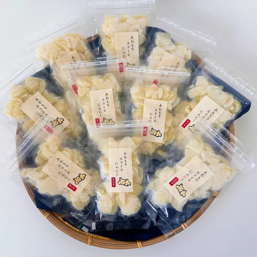 冷凍スライスにんにく　30g×10パック　【02402-0467】