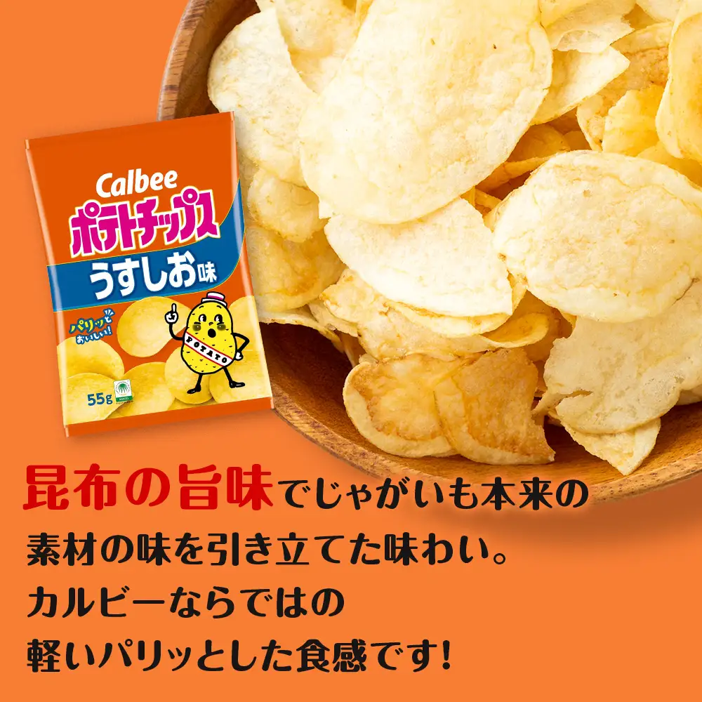 カルビーポテトチップス 3種セット 合計15袋 《千歳工場製造》