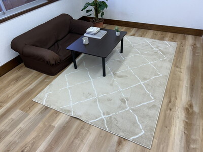 【ベージュ】ファリル折 140cm×210cm ※離島への配送不可