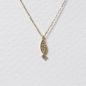 K18 0.04ct ダイヤモンドペンダント　BQ-166