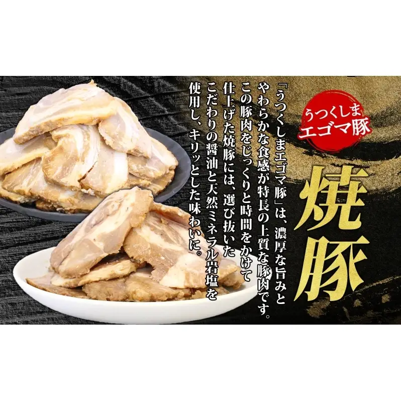 大沼亭 市場直営店 スライスチャーシュー 2種 セット 肩バラ バラ 計約400g チャーシュー 焼き豚 焼豚 煮豚 うつくしまエゴマ豚 バラ肉 豚肉 豚 ポーク おつまみ トッピング お取り寄せグルメ 送料無料 福島県 郡山市
