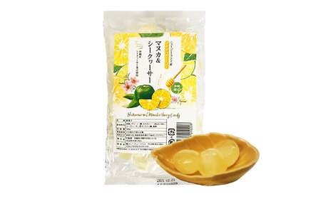 マヌカ＆シークヮーサー キャンディ 50g あめ 飴 個包装 ギフト おやつ 沖縄市 / 株式会社Honey Fusion 4000円 BCDB001