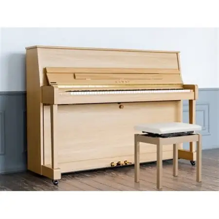 【ピアノ】カワイ KAWAI の新品アップライトピアノNF-15(ライトオーク色)【配送不可地域：離島・沖縄県】【1651859】