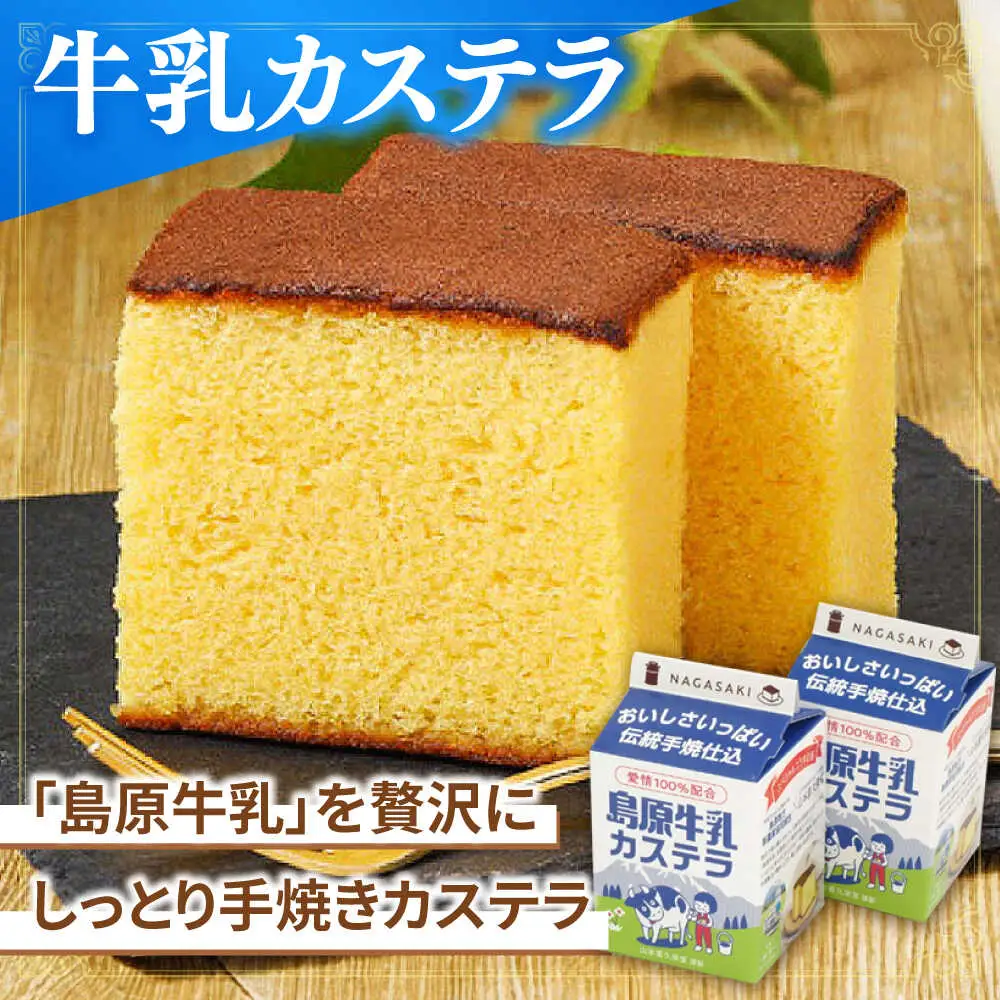 島原半島詰め合わせセット 牛乳カステラ　レモンケーキ ジャガパイ / かすてら お菓子 おやつ 長崎かすてら 長崎カステラ / 南島原市 / 山本喜久栄堂[SAL006]