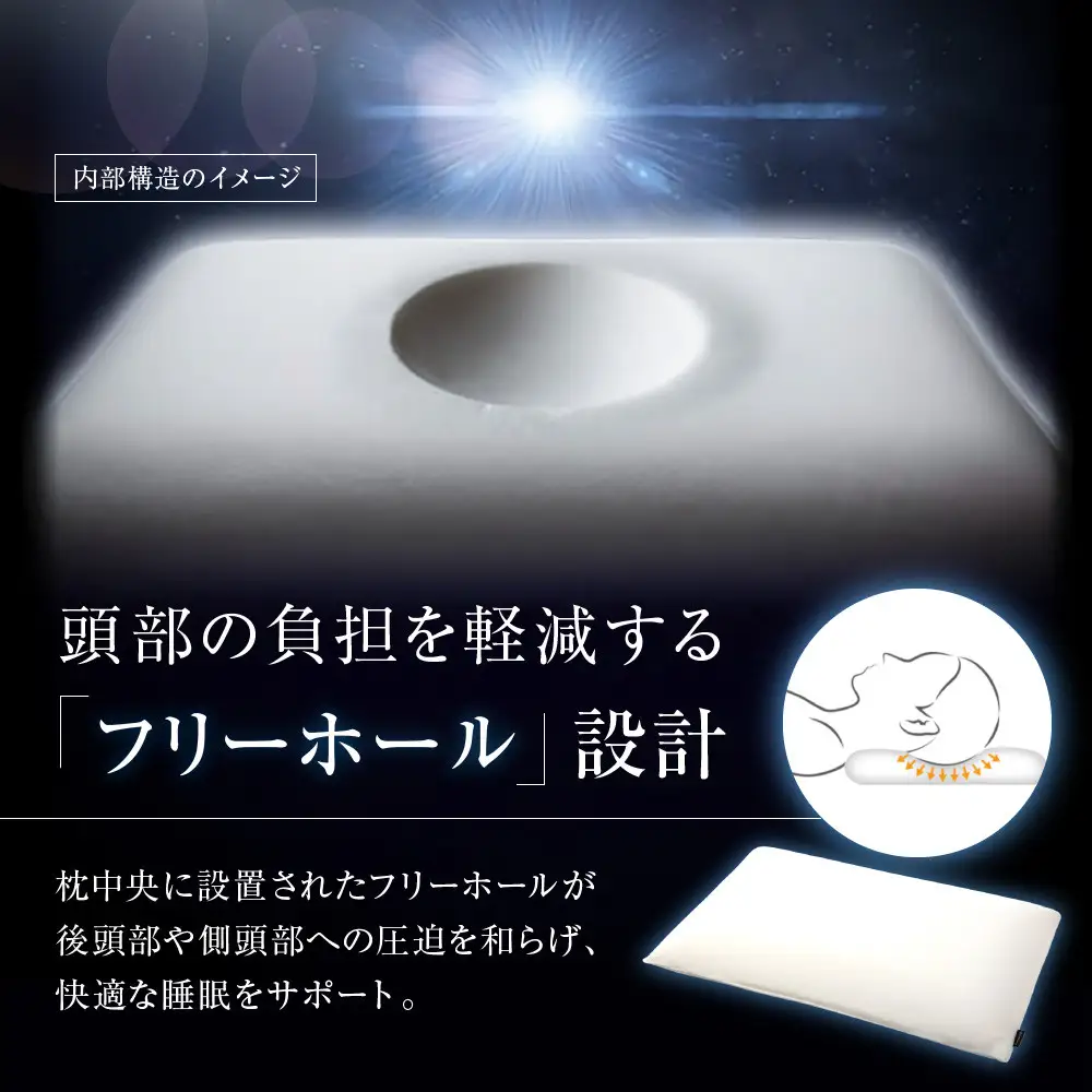 ファイテン 星のやすらぎ 療法士ピロー 快眠まくら 高さ10.5cm 無重力のような心地よさ まくら