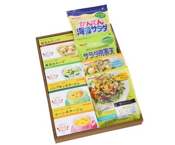 かんてんぱぱ スープサラダセット 伊那食品工業 寒天 詰め合わせ スープ サラダ 健康食品 【010-35】