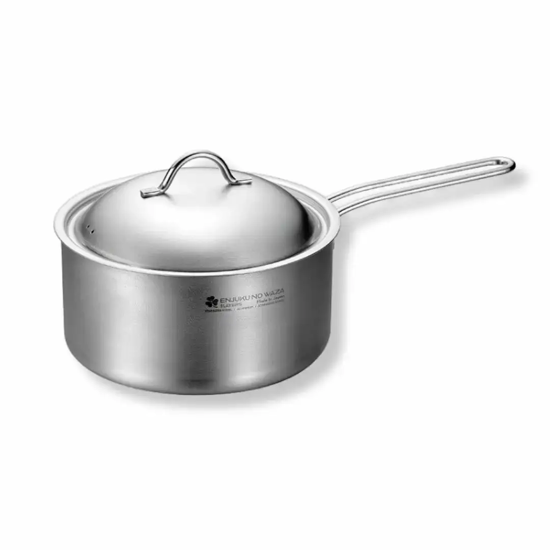 片手鍋18cm 燕熟の技 ふた付き IH対応 食洗機対応 燕三条 日本製 【015S186】