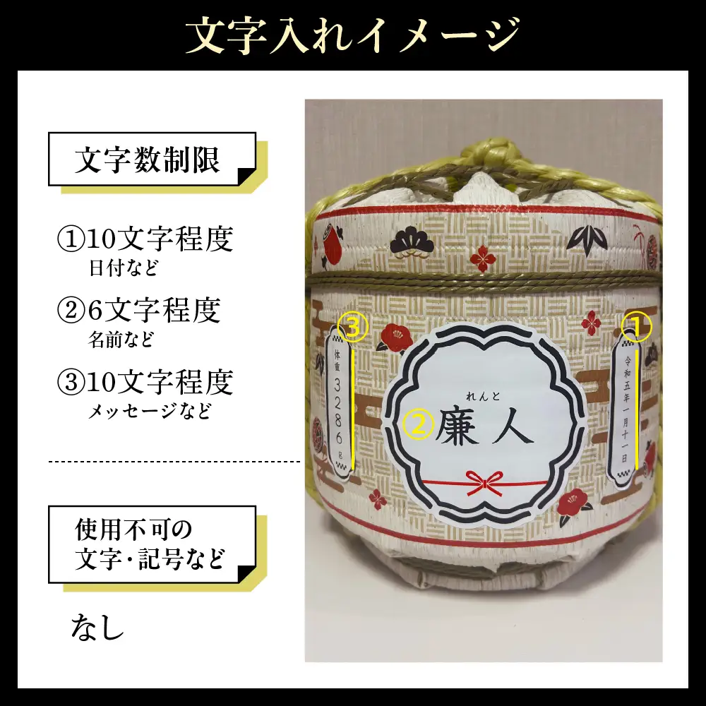 名入れ 日本酒 メッセージ 純米大吟醸 菰樽 1,800ml×1個 日本酒