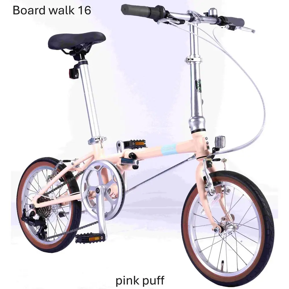 DAHON Boardwalk 16 Pink Puff 送料無料 全国配送離島含│自転車 完成品 組み立て不要 折りたたみ自転車 通勤 通学 サイクリング 新生活 ボードウォーク 武田産業 三重県 四日市市 ふるさと納税
