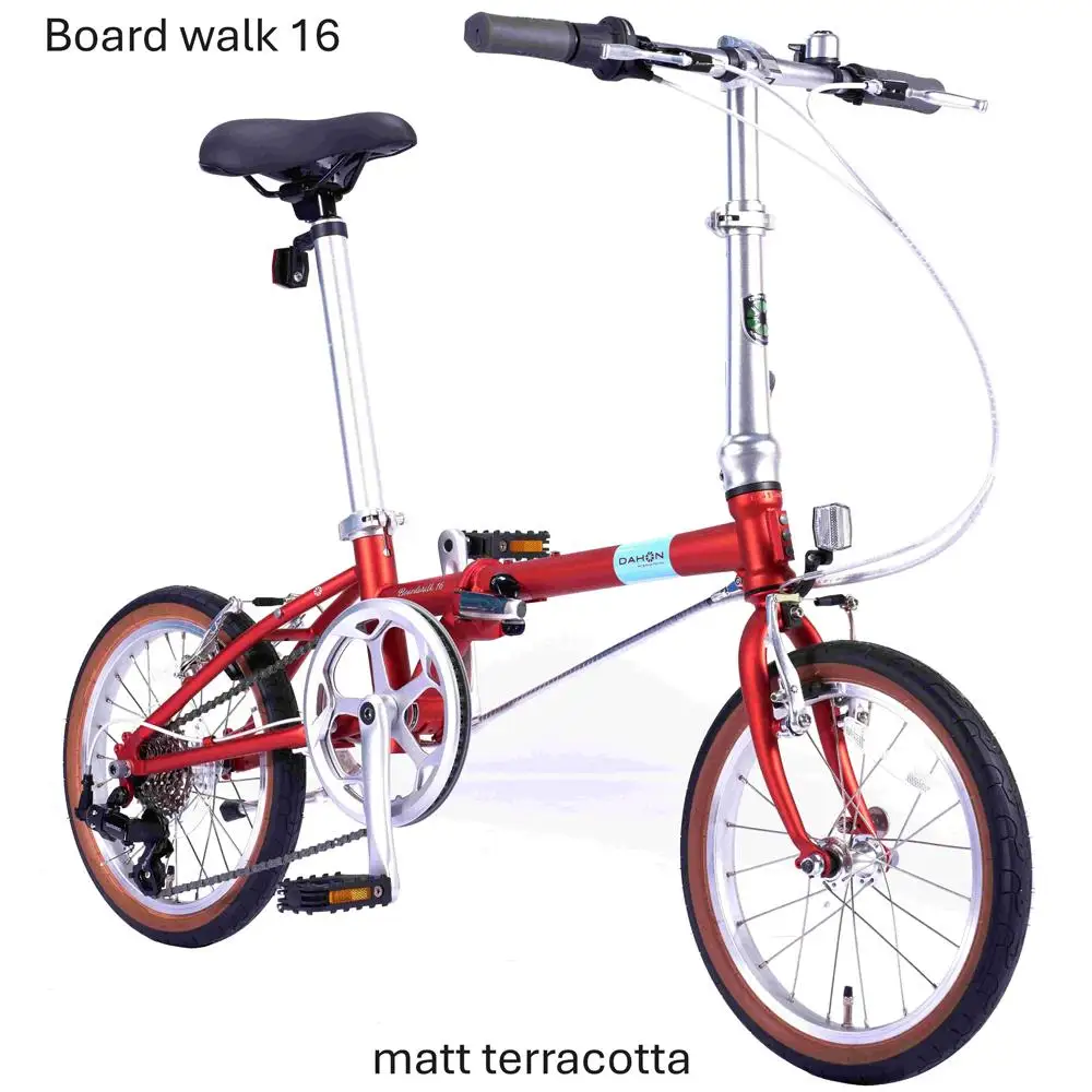 DAHON Boardwalk 16 Matt Terracotta 送料無料 全国配送離島含│自転車 完成品 組み立て不要 折りたたみ自転車 通勤 通学 サイクリング 新生活 ボードウォーク 武田産業 三重県 四日市市 ふるさと納税