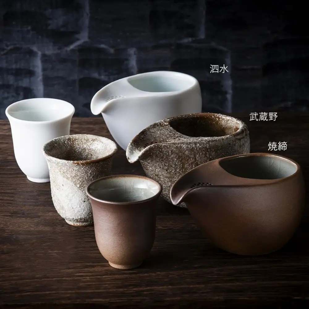 四日市認定地場特産品【泗水十貨店（しすいじっかてん）】ひとしずく（大） ほたる碗　武蔵野