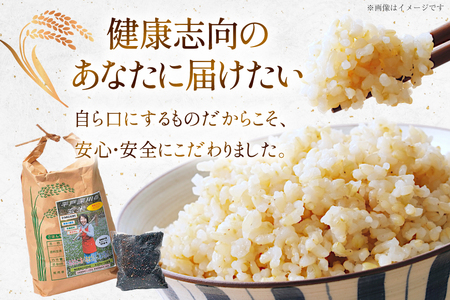 玄米 令和7年 平戸の健康玄米 4kg 黒米 400g セット 計4.4kg 6回定期便 総計 26.4kg