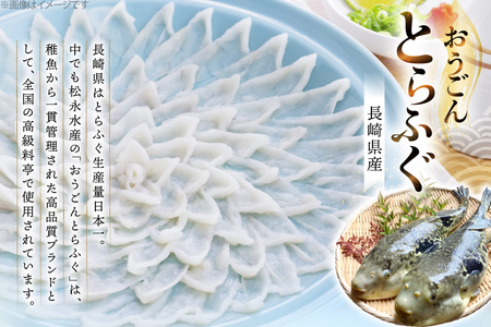 ふぐ 刺身 おうごんとらふぐ 大皿 刺身 80g×2 合計 160g
