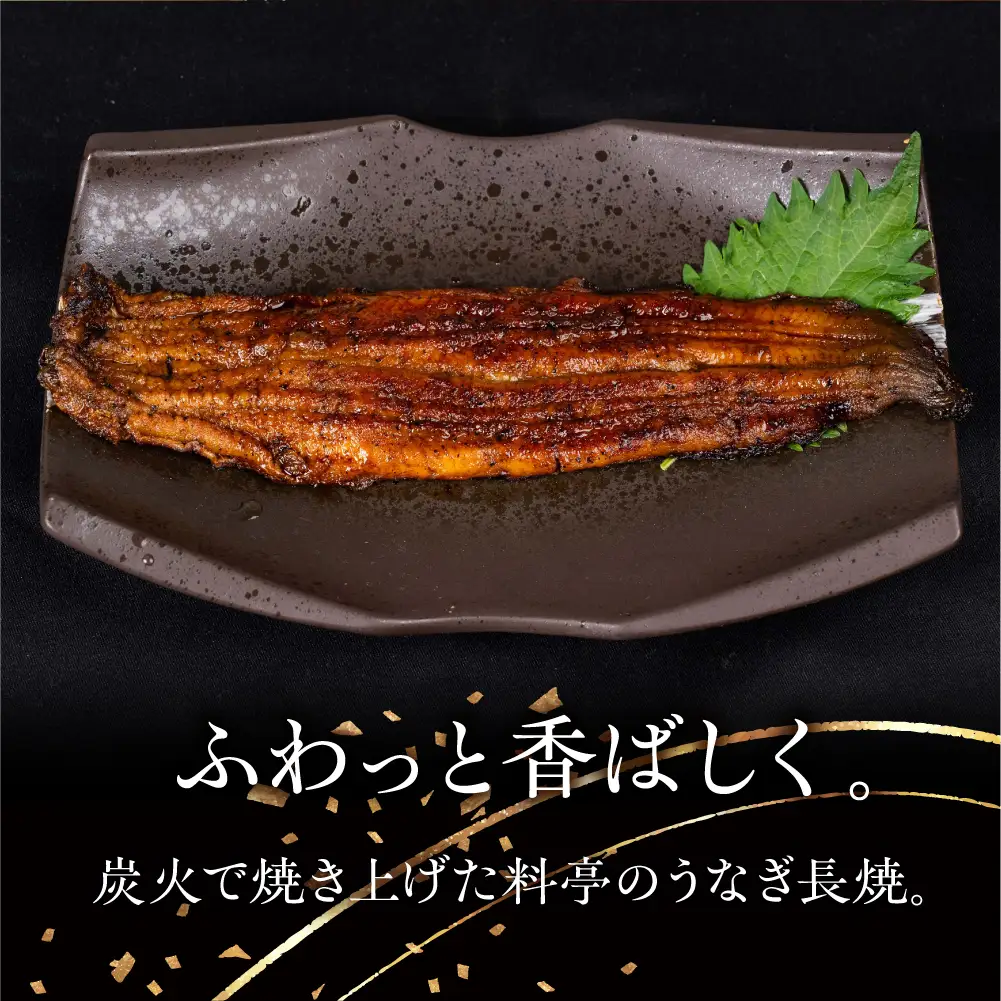 【ふるなびWEEK対象】【うなぎ 蒲焼】老舗料亭の長焼（２尾）｜うなぎ