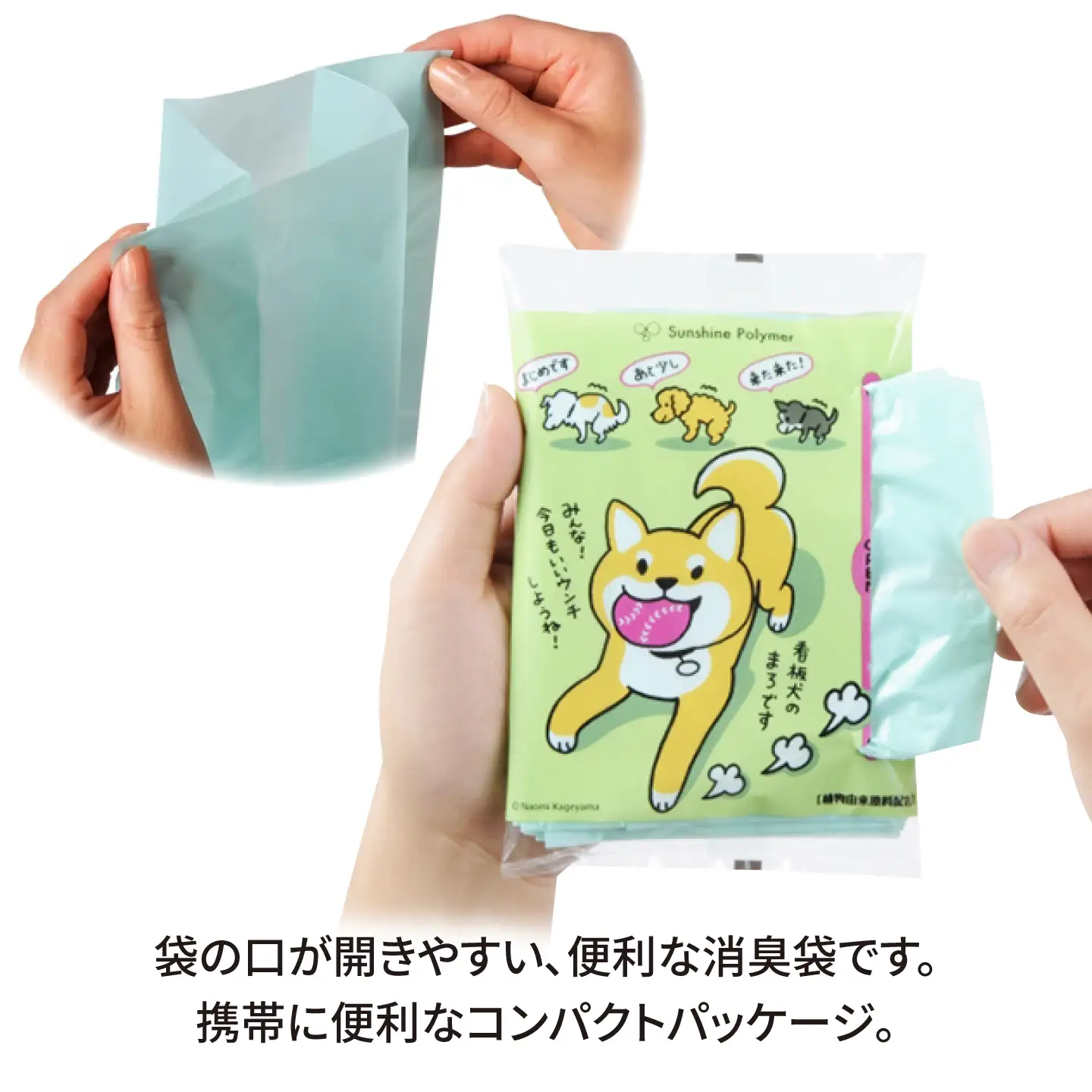 消臭ウンチ袋 30枚 ×4セット BICD015 ポリ袋