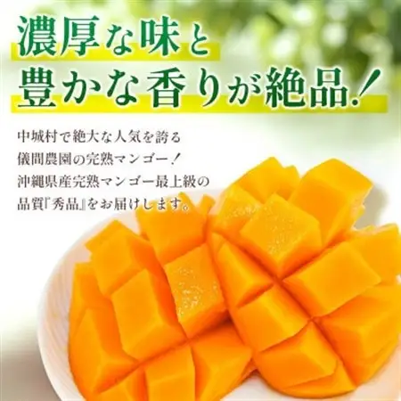 【2027年6月下旬から順次発送・贈答用】儀間農園の完熟アップルマンゴー 秀品1kg(大玉2玉)【配送不可地域：離島】【1672922】