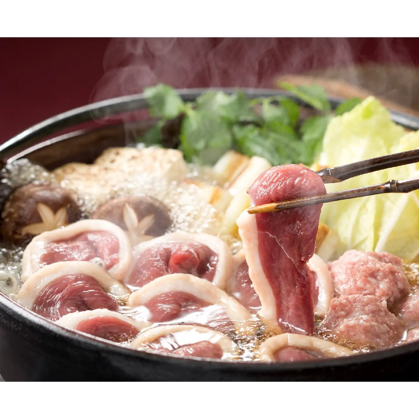 近江鴨鍋セット 石挽蕎麦付き [CB022] 