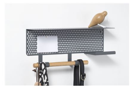 ＷＡＬＬ　ＨＡＮＧＥＲ（壁付け用小物置き）【カラー：サテンブラック】