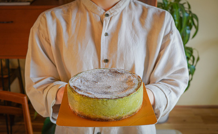 チーズケーキ 川根抹茶バスク 化粧箱入り チーズケーキ【1ホール】