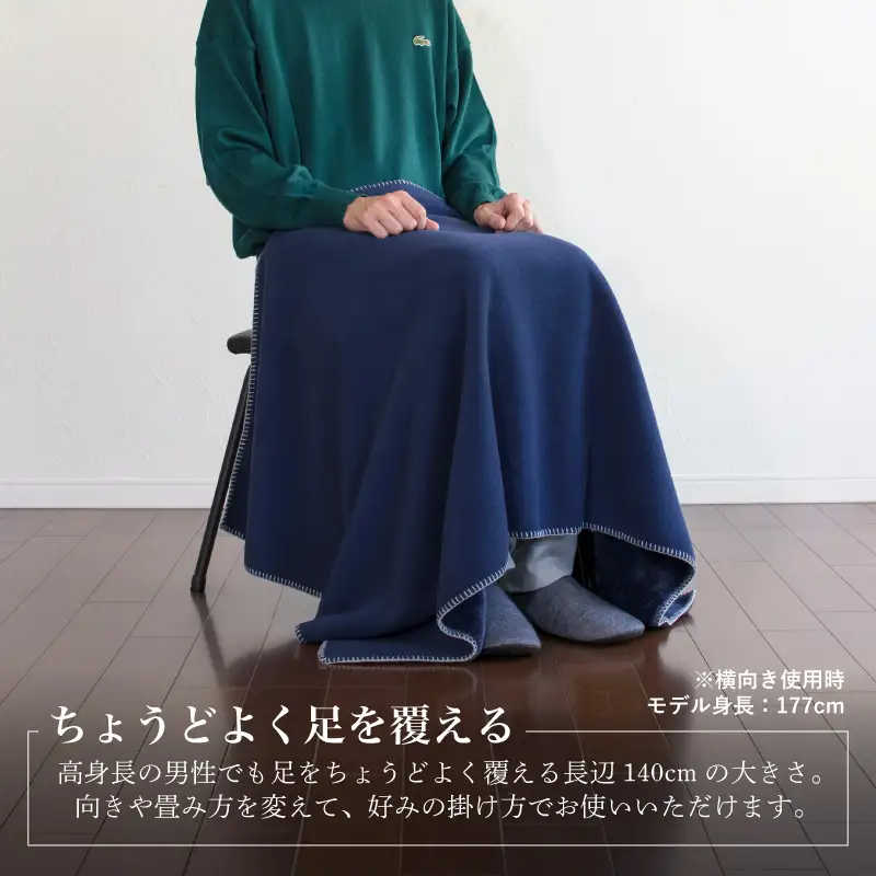 Mr.ブランケット フリース ブラック