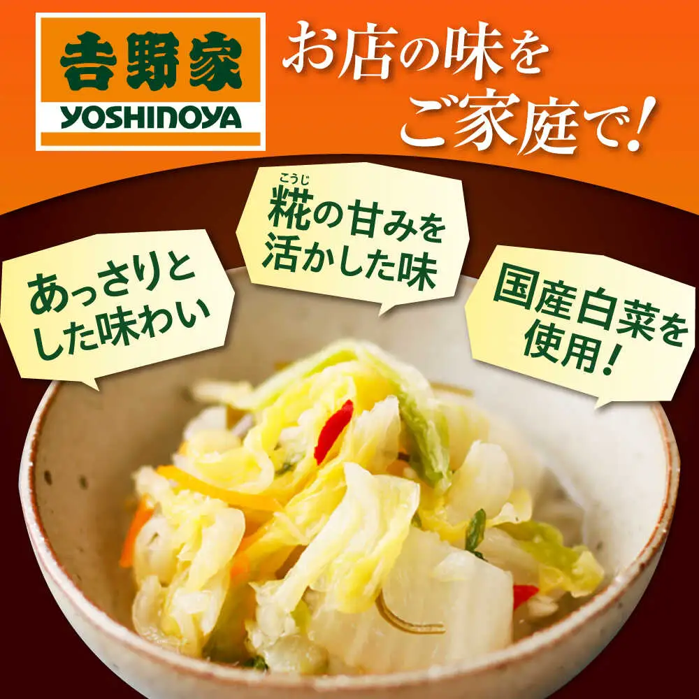 吉野家のお新香 100g×20パック [BAGH002] お新香