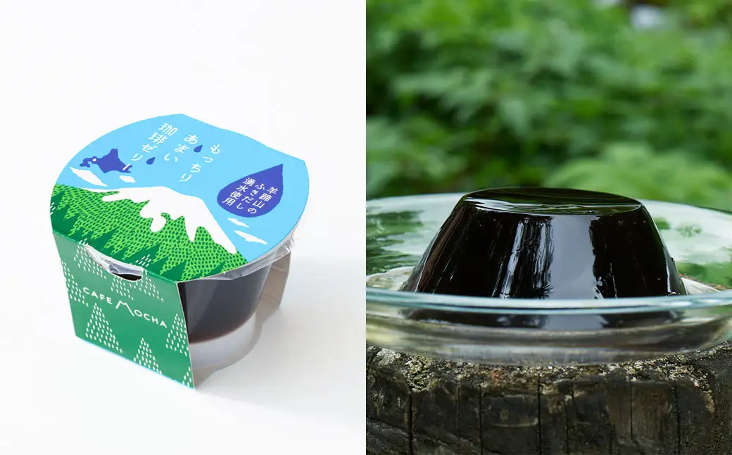 Cafemochaセット（湧水洗浄珈琲ドリップバッグ3種、名水珈琲ゼリー2種） コーヒー 珈琲 ドリップコーヒー ゼリー おやつ スイーツ デザート お菓子 北海道 京極町