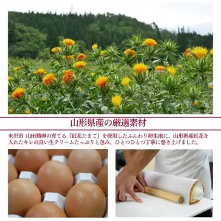 笑顔の希望ロール(紅花たまご)　1本【配送不可地域：離島】【1676246】