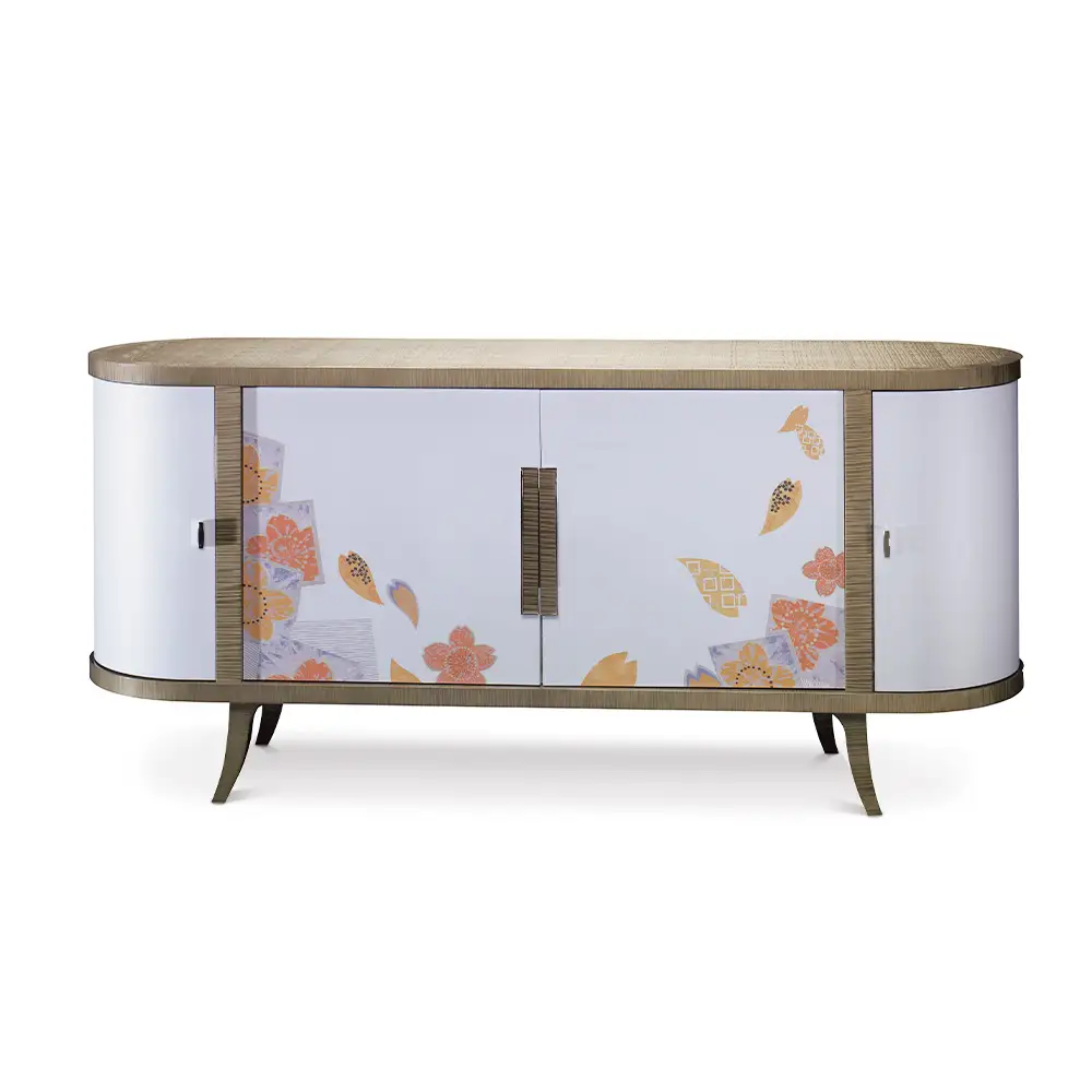 Kimono Sideboard ／ 家具 キモノ サイドボード オリジナル家具 ブランド MATSUOKA マツオカ 松岡家具製造 高級感 上質 エレガント ラグジュアリー ワンランクアップ 洗練 ディテール 広島県 No.1160