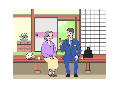 郵便局のみまもりサービス「みまもり訪問サービス」（3カ月）｜伊那市 返礼品 郵便局みまもり 見守りサービス 高齢者見守【025-15】